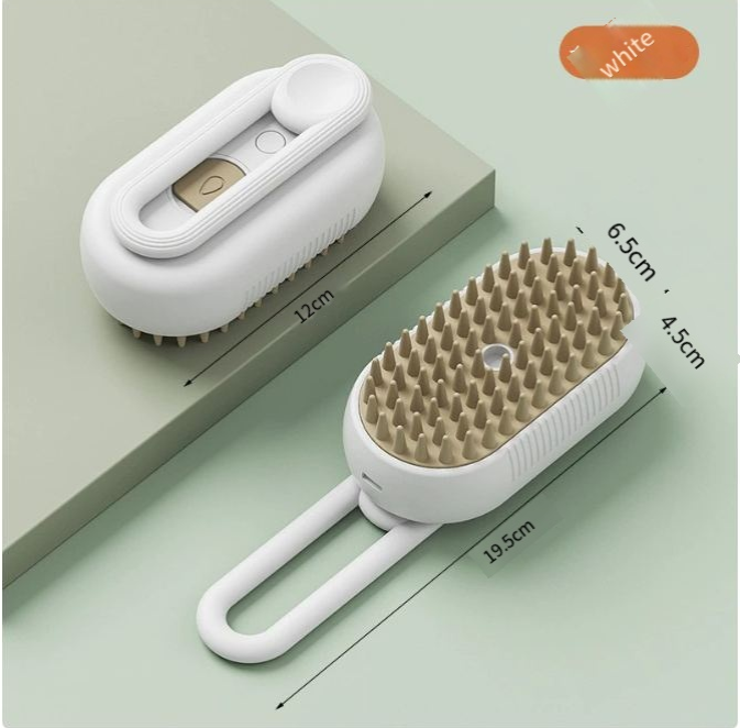 3-in-1 Electric Grooming Brush — Deshed, Detangle & Massage